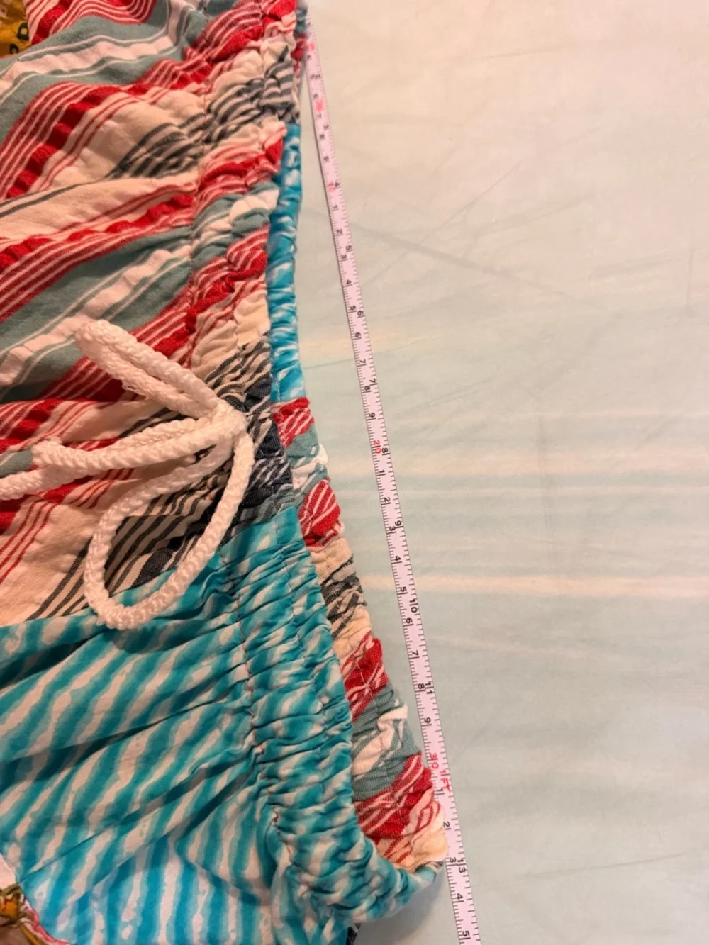 Ashley Taylor Multicolor Patchwork Floral Boho Joggers - OS 100% cotton - Picture 9 of 11